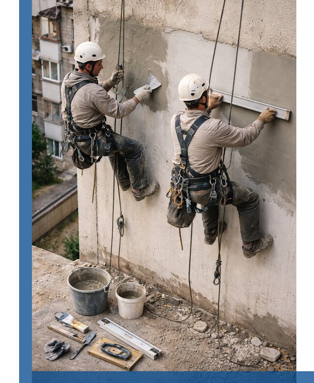 Комплексный ремонт штукатурного фасада с гарантией в Таре