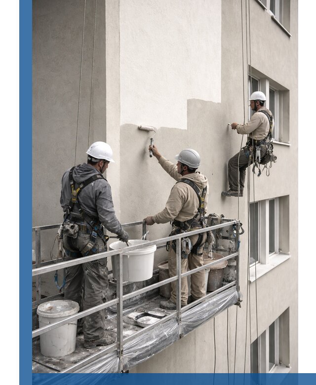 Покраска оштукатуренного фасада в Таре под ключ с гарантией