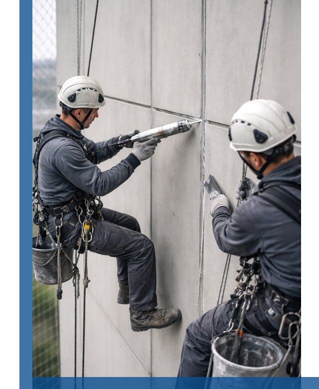 Первичная герметизация швов фасадов и кровель в Таре