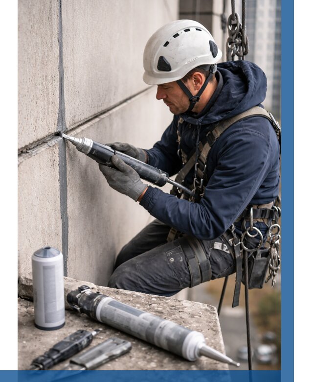 Вторичная герметизация швов в Таре от 463 р. | ВЫСОТНИК-Тар