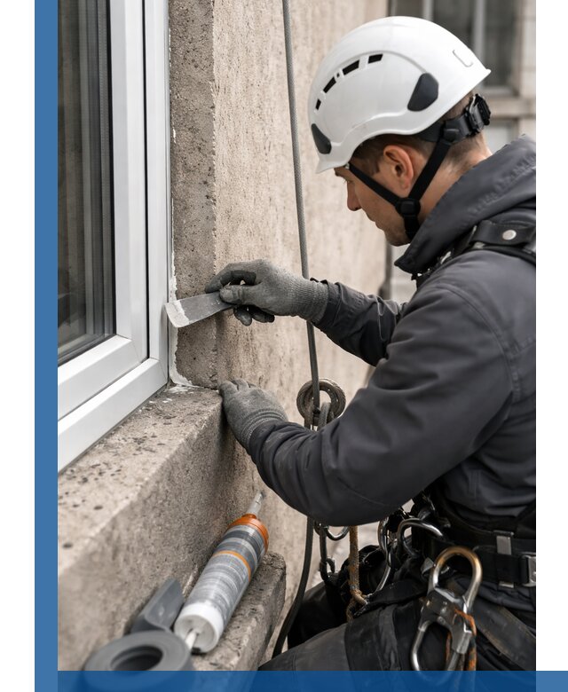 Герметизация монтажных швов окон в Таре с гарантией качества