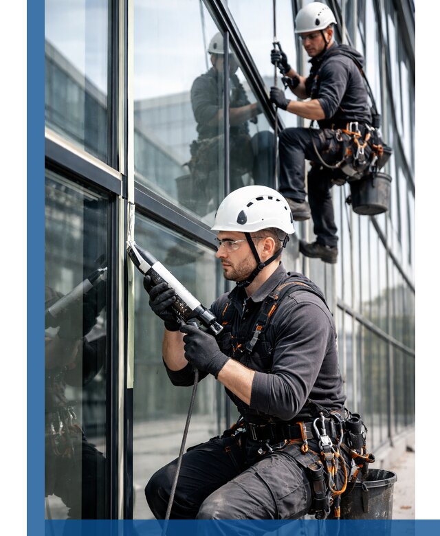 Герметизация витражных швов в Таре для зданий и фасадов