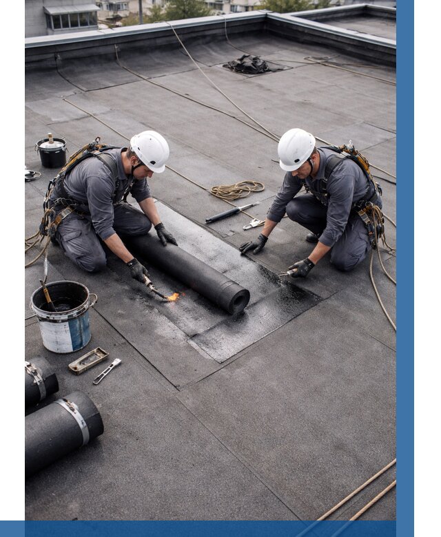 Ремонт мягкой кровли под ключ в Таре от 720 р. | ВЫСОТНИК-Тар