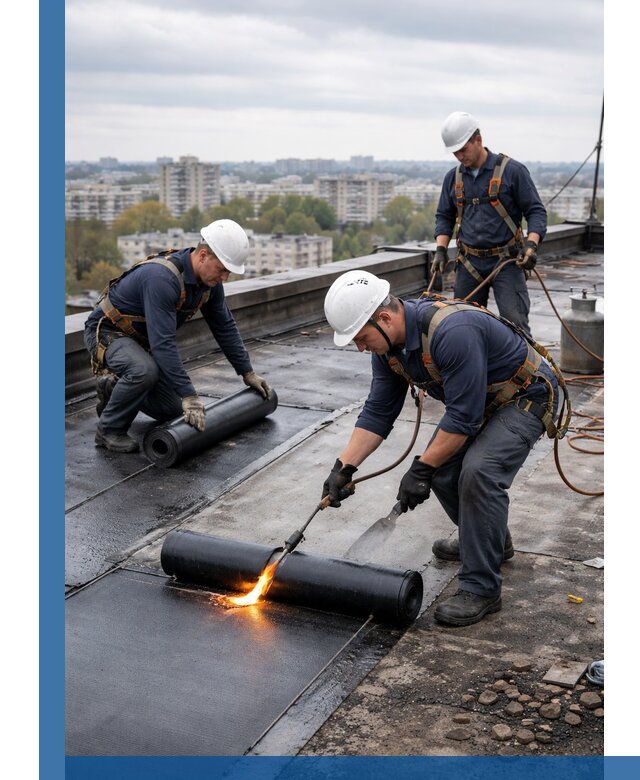 Ремонт наплавляемой кровли в Таре качественно и надежно