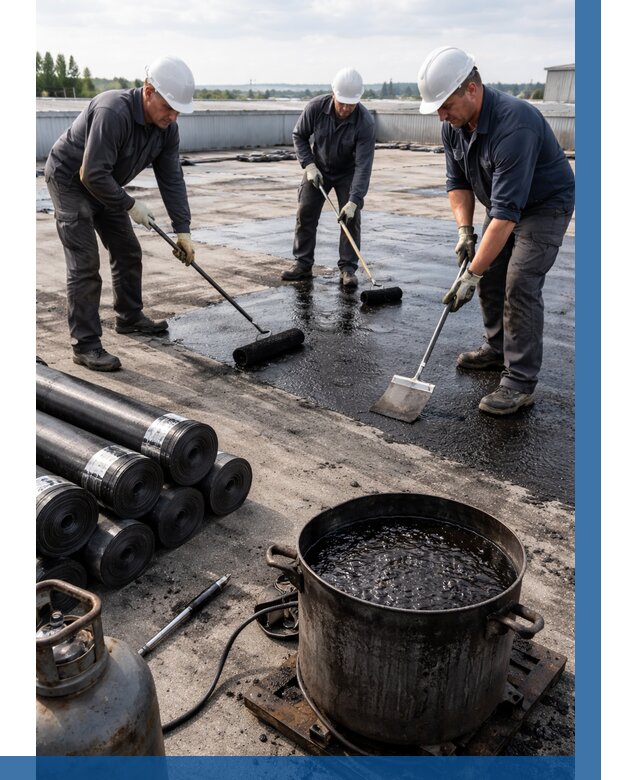 Гидроизоляция кровли мастикой в Таре от 617 р. | ВЫСОТНИК-Тар