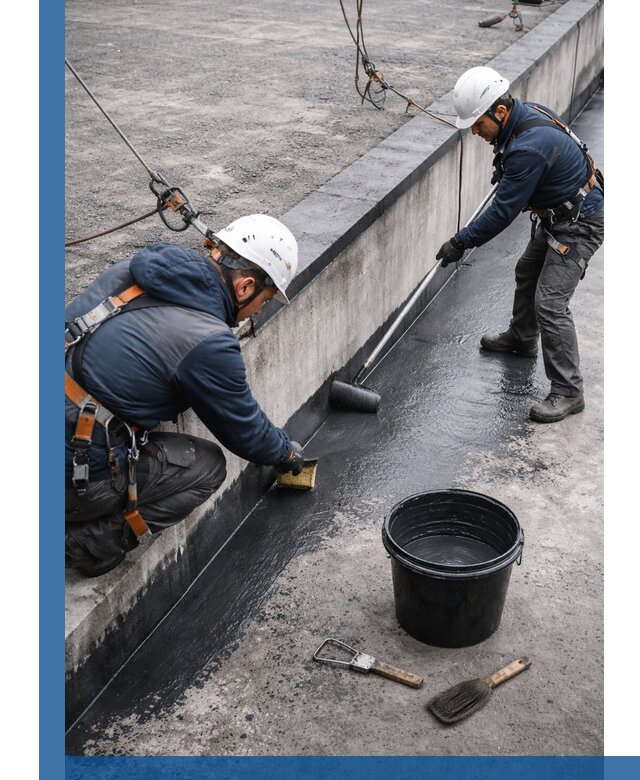 Гидроизоляция кровли жидкой резиной профессионально в Таре