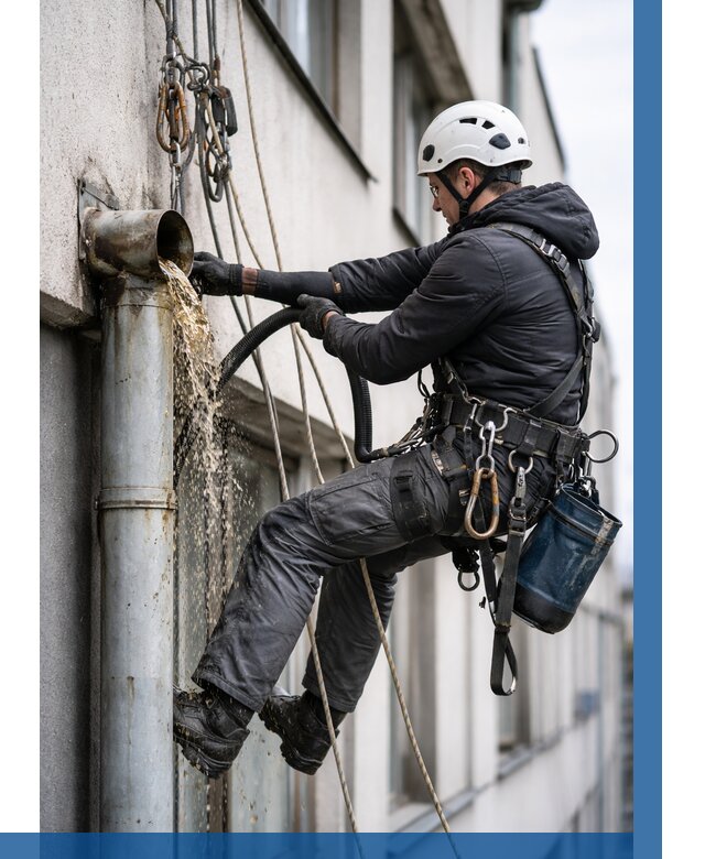 Прочистка водосточных труб в Таре от 3601 р. | ВЫСОТНИК-Тар