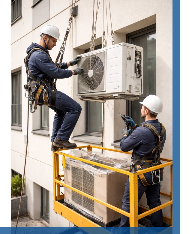 Демонтаж внешнего блока кондиционера в Таре от 3601 р. | ВЫСОТНИК-Тар