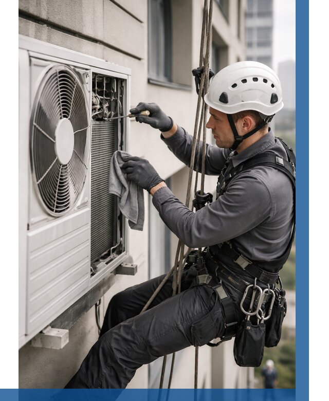 Обслуживание внешнего блока кондиционера в Таре от 2778 р.ВЫСОТНИК-Тар