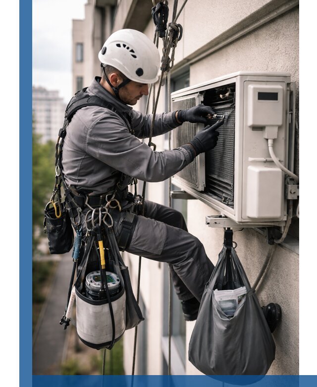 Обслуживание внешнего блока кондиционера в Таре профессионально