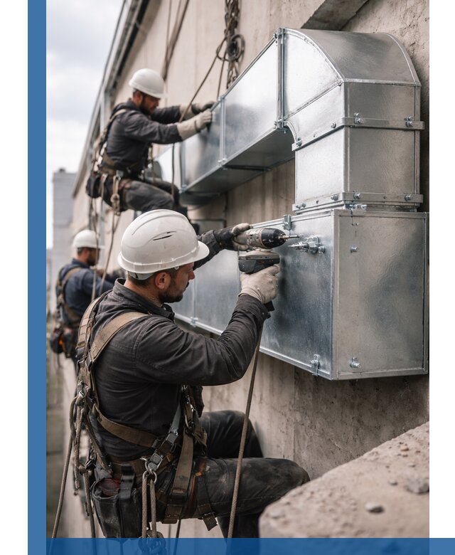 Профессиональный монтаж вентиляционных коробов в Таре под ключ