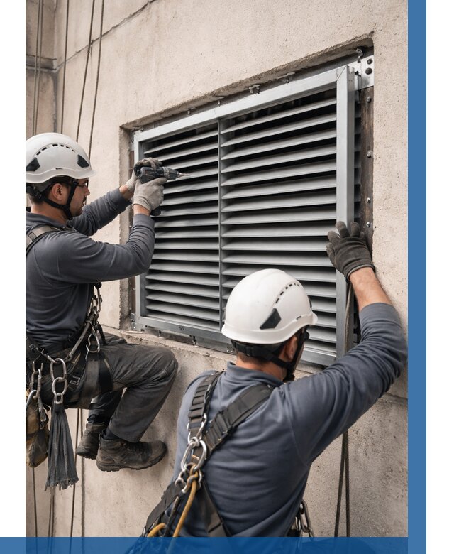 Монтаж вентиляционных решеток в Таре от 4630 р. | ВЫСОТНИК-Тар