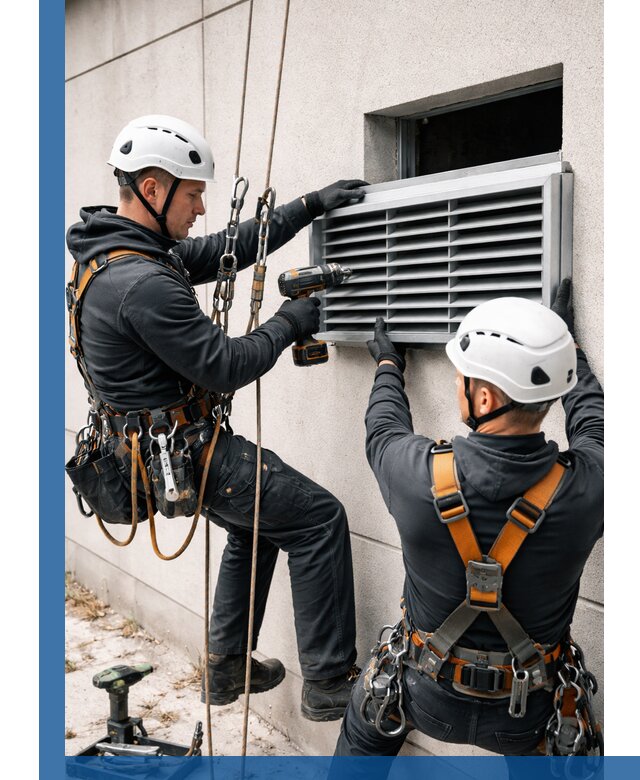 Монтаж вентиляционных решеток в Таре профессиональный сервис