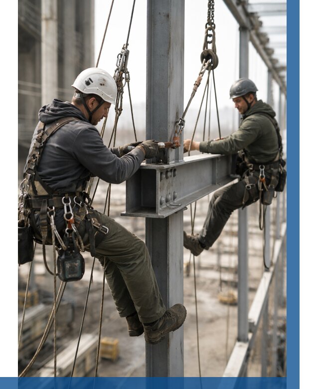 Монтаж металлоконструкций на высоте в Таре от 3601 р. | ВЫСОТНИК-Тар