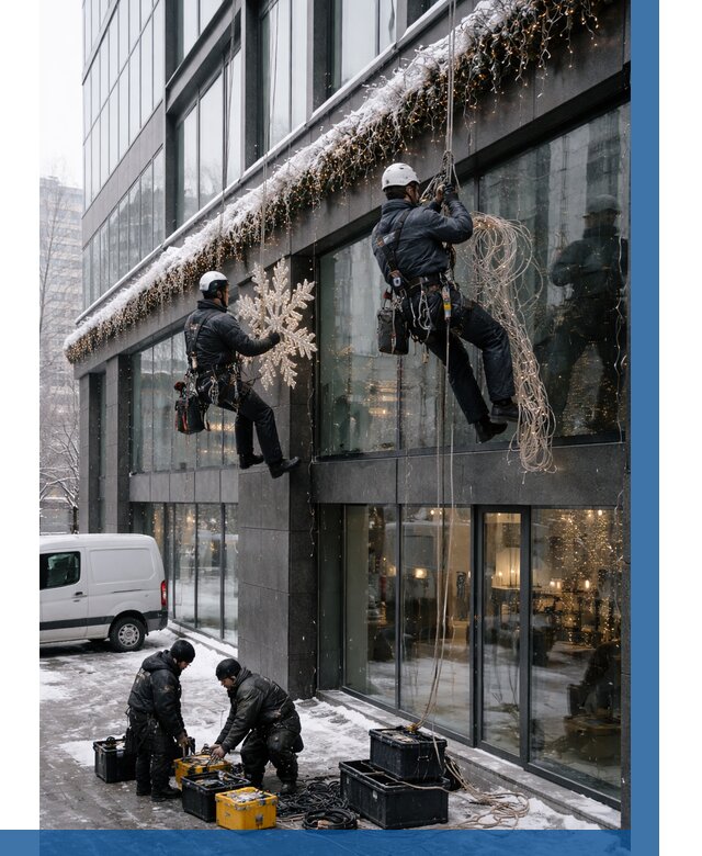 Демонтаж новогоднего оформления в Таре от 5658 р. | ВЫСОТНИК-Тар