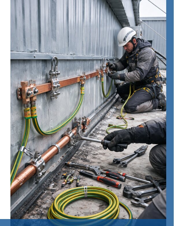 Монтаж заземления здания в Таре от 25720 р. | ВЫСОТНИК-Тар