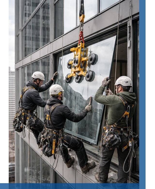 Фасадное остекление зданий под ключ в Таре от 10288 р. | ВЫСОТНИК-Тар