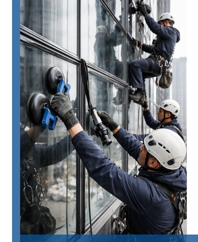 Радиусное остекление фасадов под ключ в Таре с гарантиями