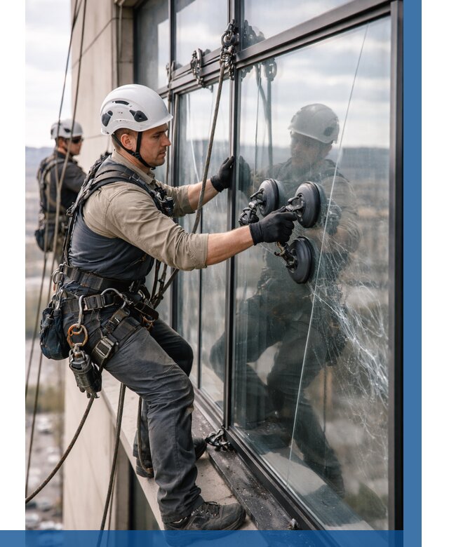 Замена стекла в витраже в Таре под ключ от 8745 р. | ВЫСОТНИК-Тар