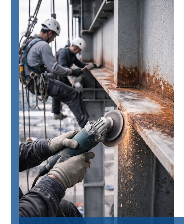 Зачистка металла от ржавчины и подготовка поверхностей в Таре