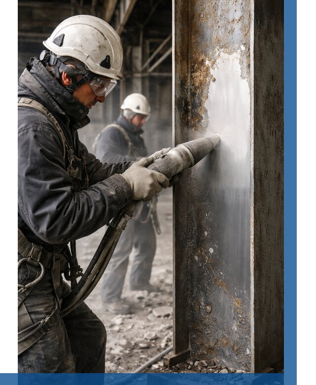 Удаление старой краски с металла в Таре от 463 р. | ВЫСОТНИК-Тар