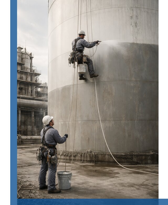 Покраска стальных резервуаров и емкостей в Таре профессионально