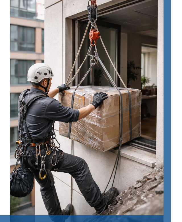 Подъем груза через окно в Таре от 4630 р. | ВЫСОТНИК-Тар