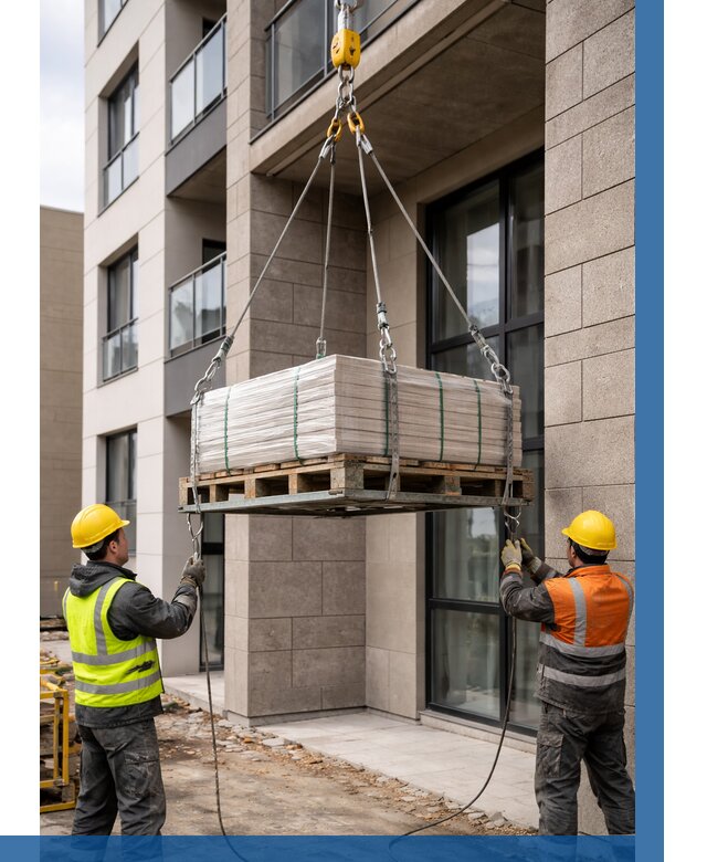 Подъем керамогранита на этаж в Таре от 3601 р. | ВЫСОТНИК-Тар