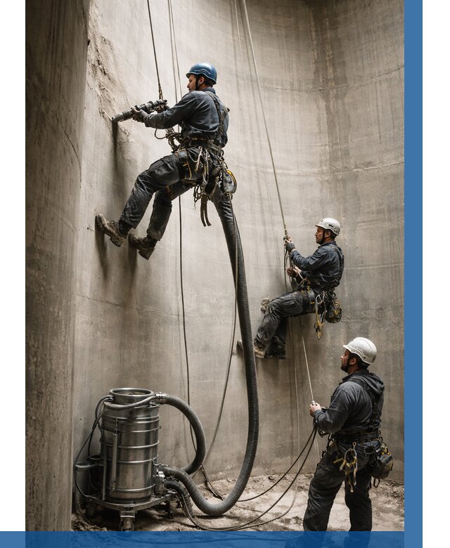 Зачистка силосов в Таре от 4630 р. Договор и смета ВЫСОТНИК-Тар