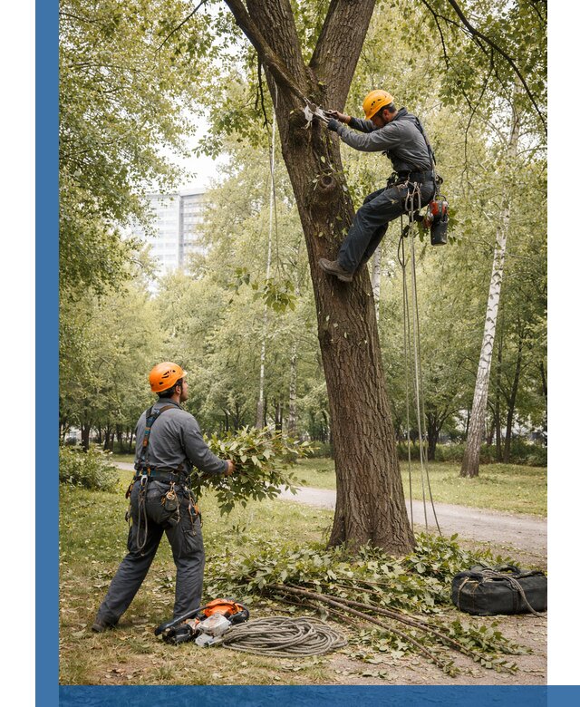 Санитарная обрезка деревьев в Таре, профессионально и безопасно