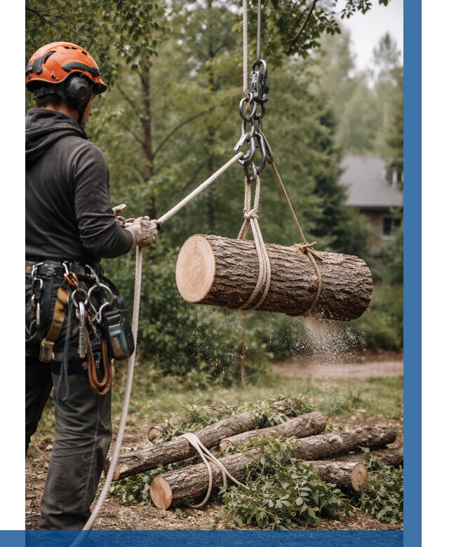 Валка деревьев частями в Таре от 7716 р. | ВЫСОТНИК-Тар
