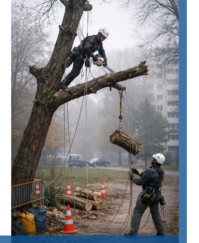 Удаление аварийных деревьев в Таре от 15432 р. | ВЫСОТНИК-Тар
