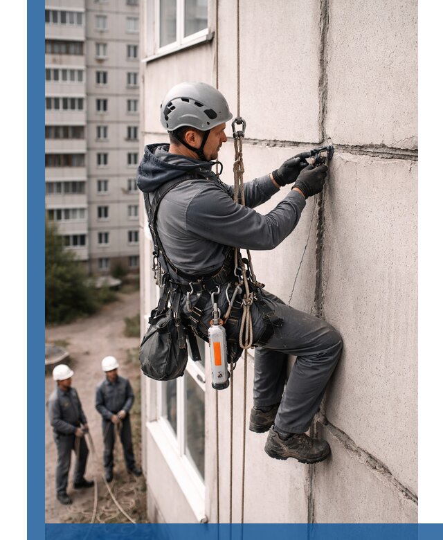 Обследование межпанельных швов и герметизация в Таре
