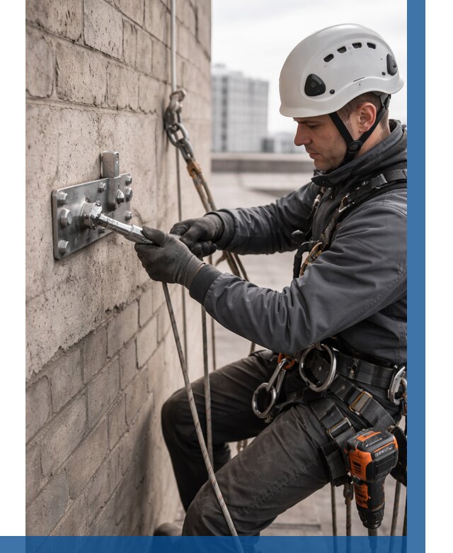 Установка анкерных точек в Таре от 3601 р. | ВЫСОТНИК-Тар