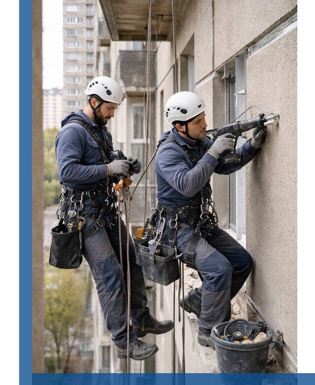 Промышленные альпинисты высотные работы и монтаж в Таре